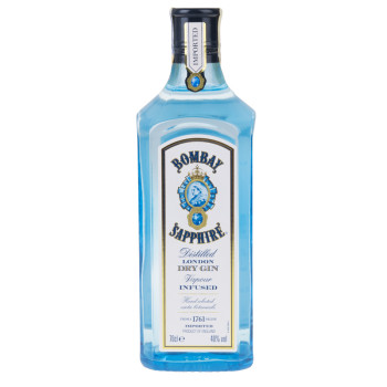 Bombay Sapphire 0,7l 40% + sklenička
