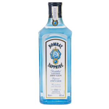 Bombay Sapphire 0,7l 40% + sklenička - 1