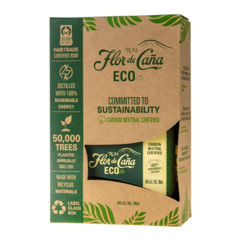 Flor de Cana ECO 0,7l 40% dárkové balení - 2