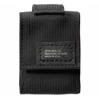 ZIPPO Black Crackle Set mit Nylon Pouch schwarz 60005678 - 4