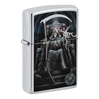 ZIPPO chrom poliert color "Anne Stokes Grim Reaper "60006122 - 3