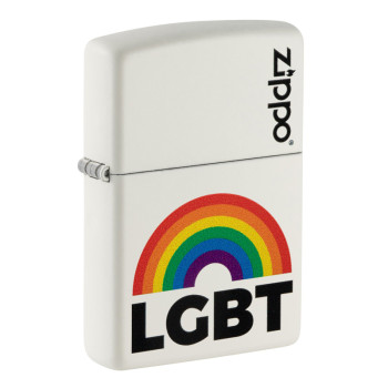 ZIPPO weiß color "LGBT/Rainbow Design" 60006140