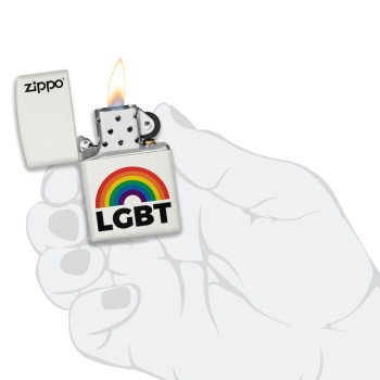ZIPPO weiß color "LGBT/Rainbow Design" 60006140 - 3