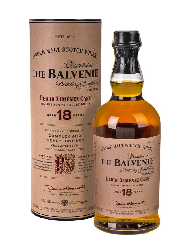 Balvenie 18Y Pedro Ximénez Sherry Cask 48,7% 0,7 l Dárkové balení