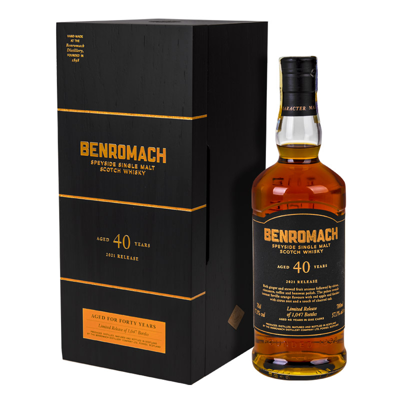 Benromach 40Y 2021 Edition 0,7l 57,10% Dárkové balení