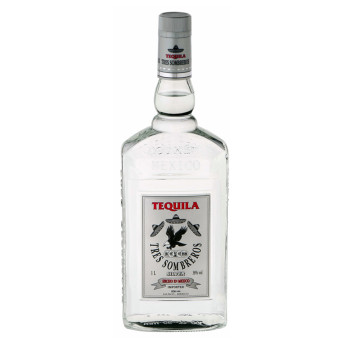 Tres Sombreros Silver 1l 38%