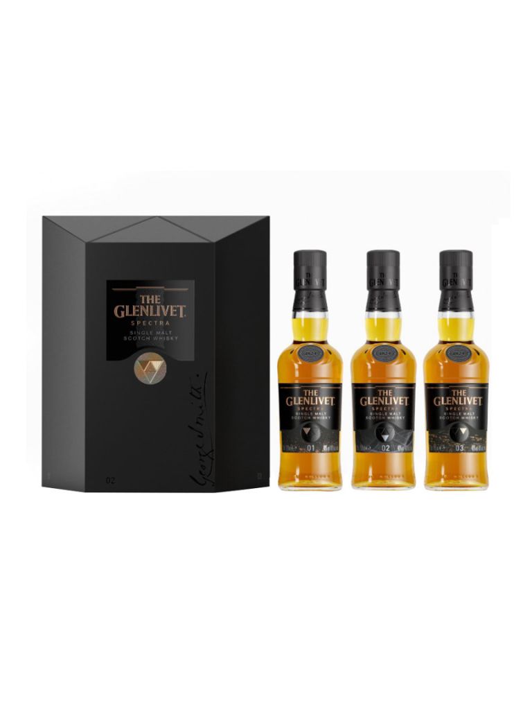 THE GLENLIVET Spectra 40%  3 x 0,2 l Dárkové balení