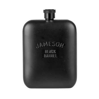 Jameson Black Barel 0,7l 40% dárkové balení s placatkou - 3