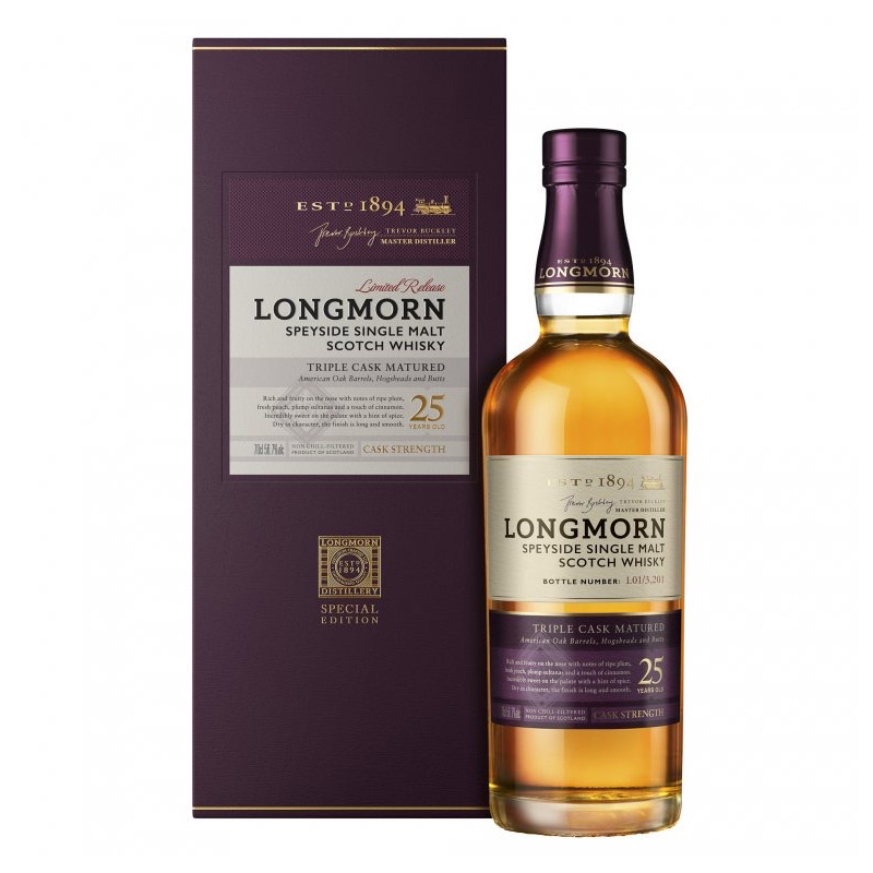 Caperdonich Longmorn Speyside Single Malt Scotch Whisky 25yo 52,8% 0,7L