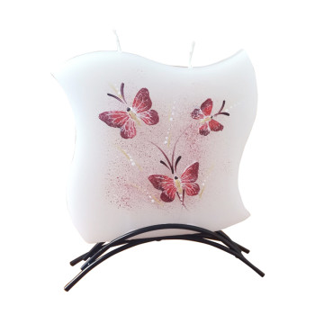 BELLECANDLES 3D Butterflyes Red