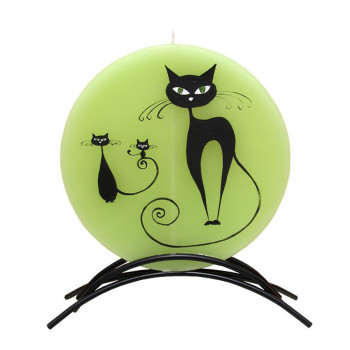 BELLECANDLES Green Cat		 - 1